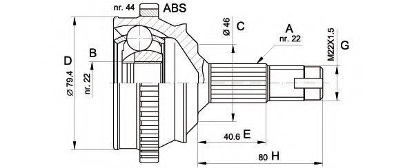 OPEN PARTS CVJ5225.10