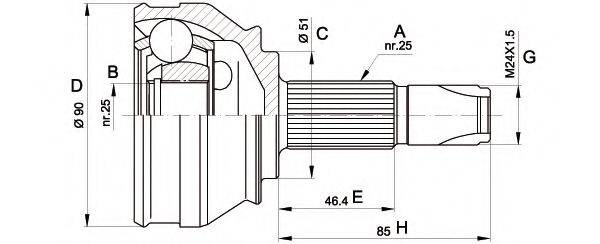 OPEN PARTS CVJ5252.10