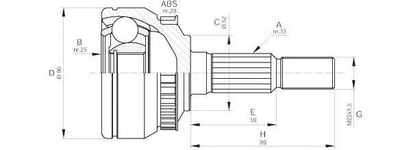 OPEN PARTS CVJ5263.10