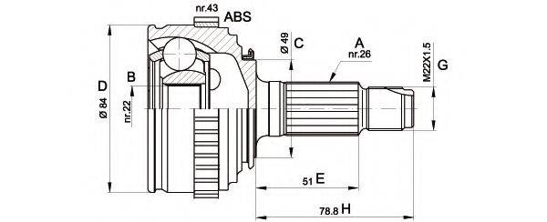 OPEN PARTS CVJ5298.10