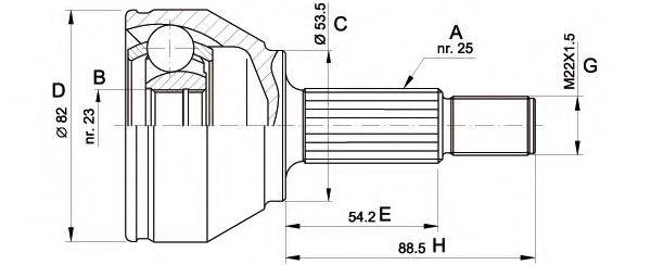 OPEN PARTS CVJ5344.10