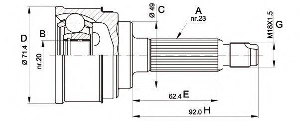 OPEN PARTS CVJ5349.10