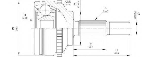 OPEN PARTS CVJ5365.10
