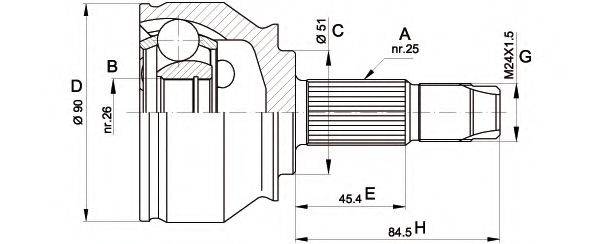 OPEN PARTS CVJ5374.10