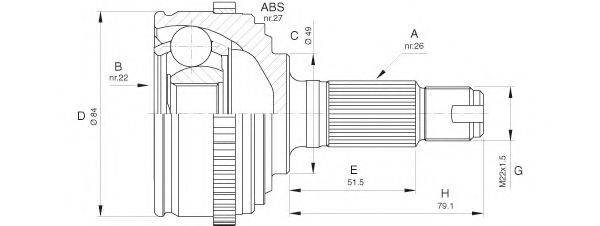 OPEN PARTS CVJ5475.10