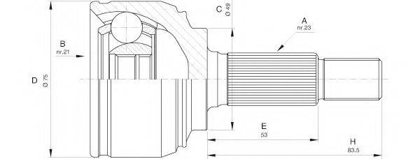 OPEN PARTS CVJ5520.10