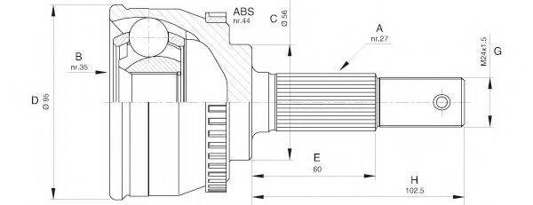 OPEN PARTS CVJ5522.10