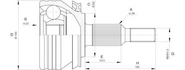 OPEN PARTS CVJ5581.10