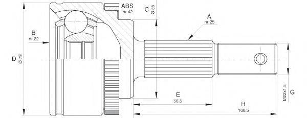 OPEN PARTS CVJ5596.10