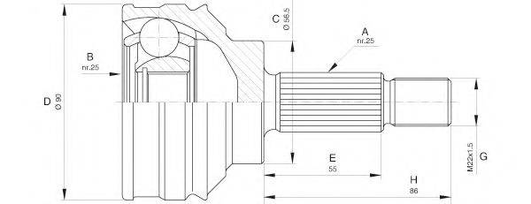 OPEN PARTS CVJ5599.10