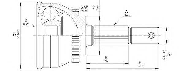 OPEN PARTS CVJ5611.10