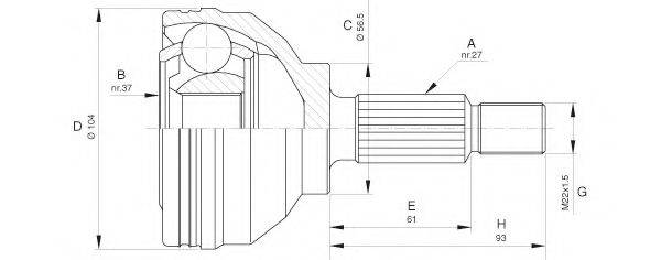 OPEN PARTS CVJ5627.10