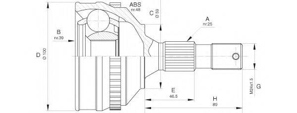 OPEN PARTS CVJ5635.10
