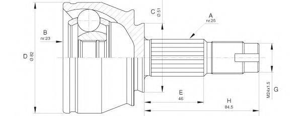 OPEN PARTS CVJ5651.10