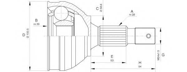OPEN PARTS CVJ5653.10