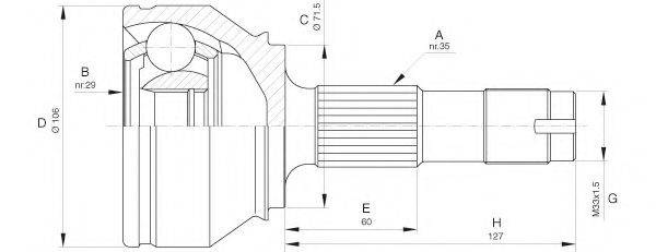 OPEN PARTS CVJ5658.10