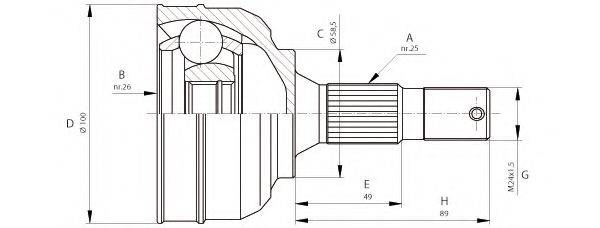 OPEN PARTS CVJ5680.10