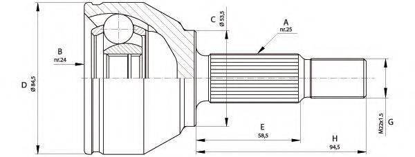 OPEN PARTS CVJ5681.10
