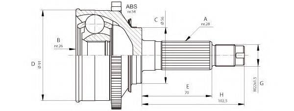 OPEN PARTS CVJ5686.10