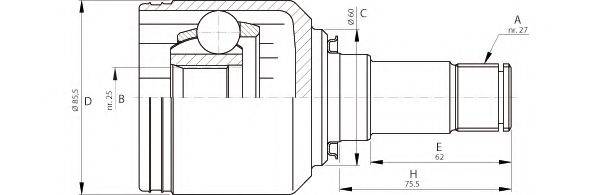 OPEN PARTS CVJ5702.20