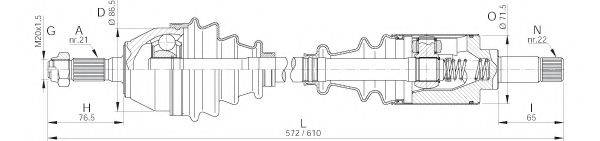 OPEN PARTS DRS6006.00