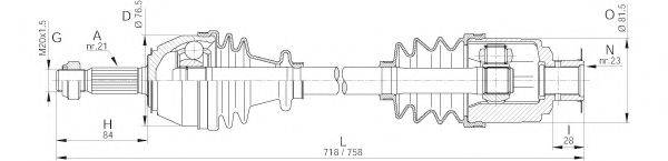 OPEN PARTS DRS6015.00