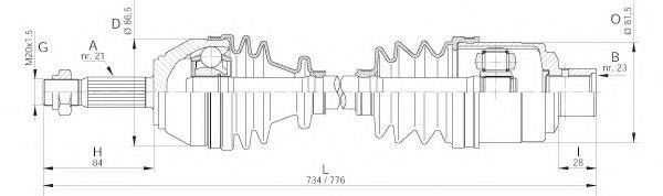 OPEN PARTS DRS6017.00