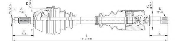 OPEN PARTS DRS6018.00