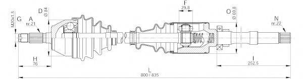 OPEN PARTS DRS6031.00