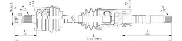 OPEN PARTS DRS6093.00