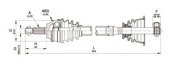 OPEN PARTS DRS6110.00
