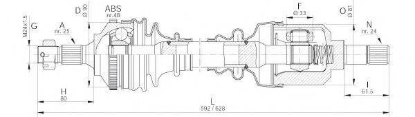 OPEN PARTS DRS6129.00