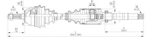 OPEN PARTS DRS6184.00