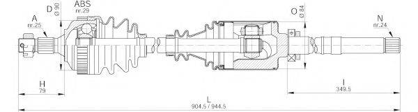 OPEN PARTS DRS6200.00