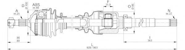 OPEN PARTS DRS6203.00