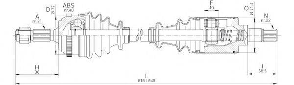 OPEN PARTS DRS6224.00