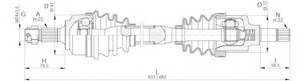 OPEN PARTS DRS6257.00