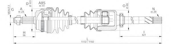 OPEN PARTS DRS6261.00