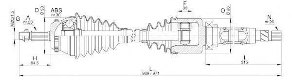 OPEN PARTS DRS6303.00