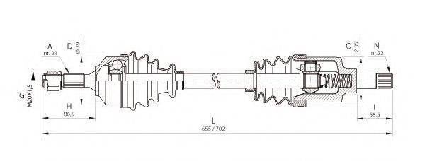 OPEN PARTS DRS6367.00