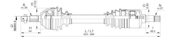OPEN PARTS DRS6387.00