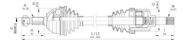 OPEN PARTS DRS6388.00