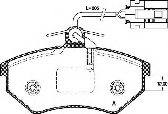 OPEN PARTS BPA0134.62