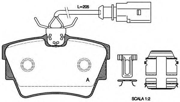OPEN PARTS BPA0591.12