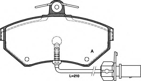 OPEN PARTS BPA0631.12