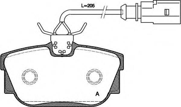 OPEN PARTS BPA0767.01