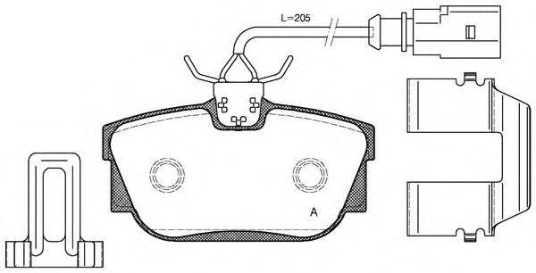 OPEN PARTS BPA0767.12