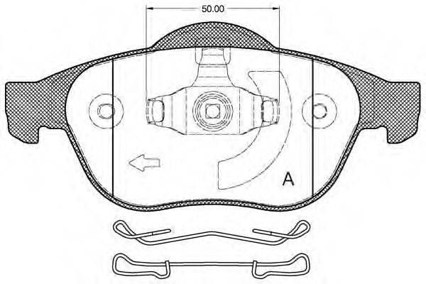 OPEN PARTS BPA0843.20