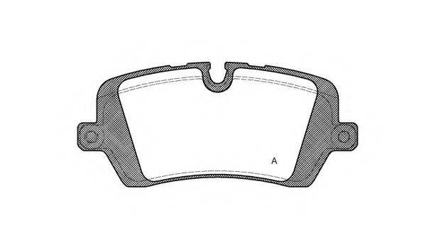 OPEN PARTS 25720 Комплект гальмівних колодок, дискове гальмо