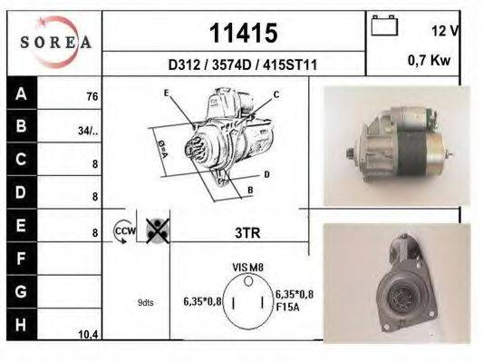 ELSTOCK 260347 Стартер